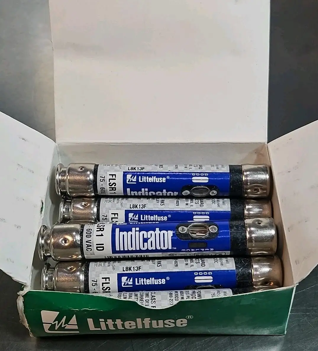 Littelfuse FLSR-1-ID Fuse 1AMP 600VAC 300VDC Box w/ 7 Loc4C32