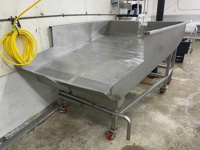 USED CUSTOM STAINLESS Inspection Table