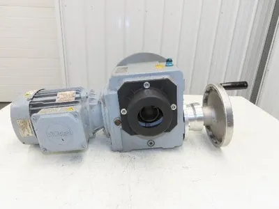 Stober S302SF0290SD90S4 Gearmotor 58 RPM 1.1Kw 277/480V 3PH Hollow Shaft 29.16:1
