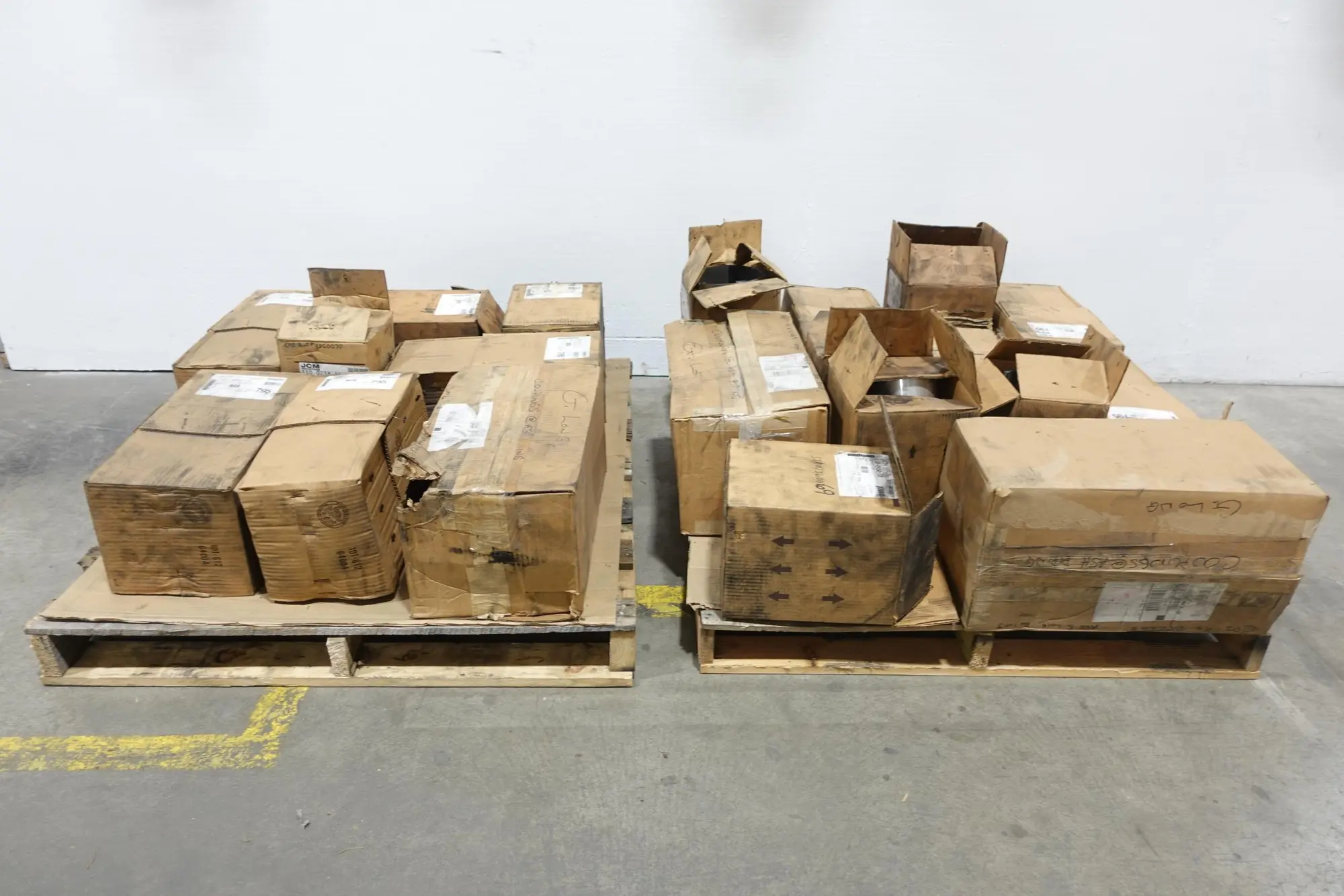 2 PALLETS OF JCM UNIVERSAL CLAMP COUPLINGS, ASSORTED SIZES
