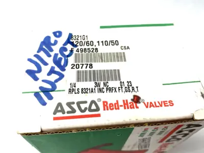 New | in-Stock ASCO RED HAT 3-WAY NORMALLY CLOSED SOLENOID VALVE 1/4" PIPE 20778 Solenoid Valves Michigan US | Maverick Industrial Sales #1090913