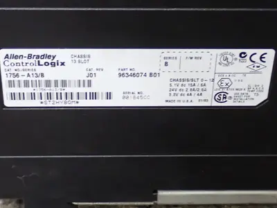 Used ALLEN BRADLEY 1756A13/B PLC Chassis Ohio US | HGR 24 #838745