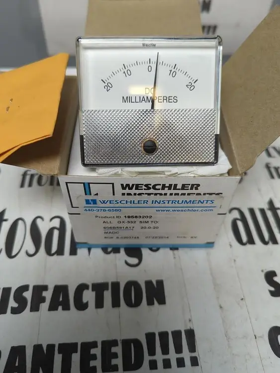 New | in-Stock WESCHLER 19563202 Meters - Misc | Surplus Asset Holdings #1206863