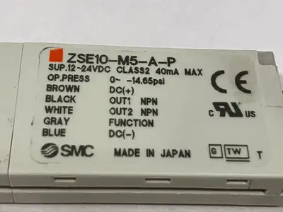 Used SMC ZSE10-M5-A-P Pressure Switches Michigan US | Maverick Industrial Sales #1453105