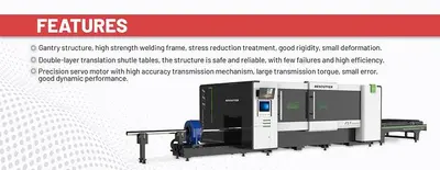 2026 Bescutter FLY PRO 5'X10' | 1500W - 6000W IPG | Fiber Laser Metal Sheet and Pipe Cutter Full Enclosure with Parallel Shuttle Table