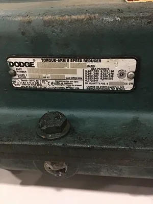 Dodge TA6307H40U Torque-Arm II Shaft Mounted Speed Reducer Gearbox 40:1