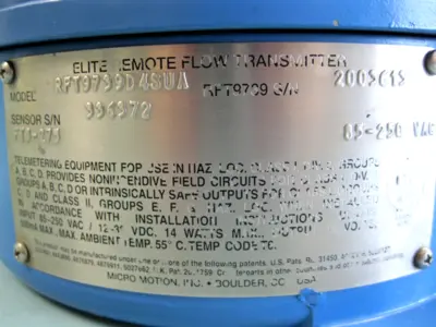 Used Micro Motion RFT9739 D4SUA Sensors New Hampshire US | Bitter End Trading #1452953