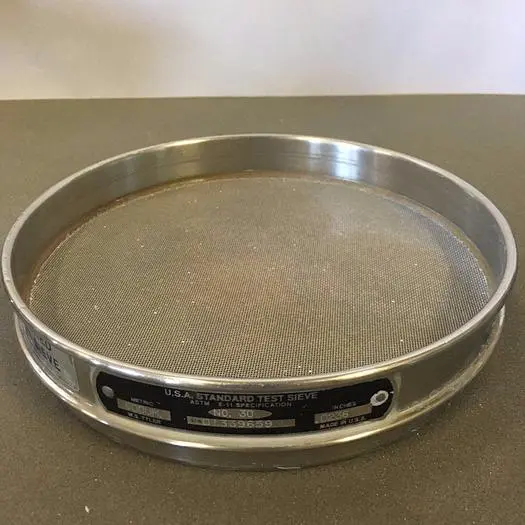 U.S.A Standard Testing Sieve No.30 Metric 6000M.  .0236''