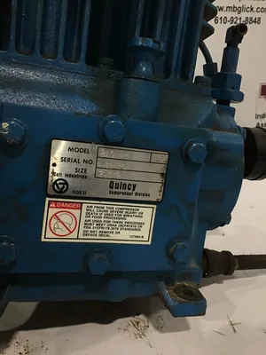 Quincy 210 Air Compressor Size 2.5X2″IN