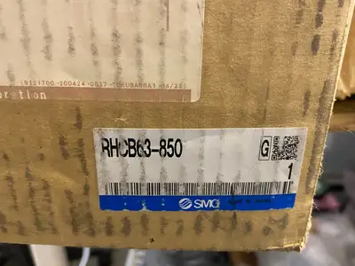 USED SMC HIGH-POWER CYLINDER, ROUND, 63MM BORE, 850MM STROKE