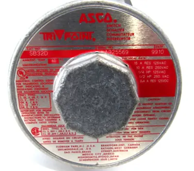 NEW ASCO SB32D / TF32A21 PRESSURE SWITCH