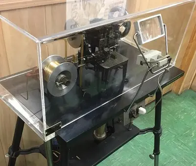 8753-100 ANTIQUE CHAIN MAKING MACHINE-SHOW/EXHIBIT DISPLAY