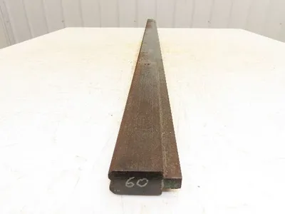 Press Brake Die 60" Long 90° V 3/8" W 3/16" D 1-3/4" H 1/2" Tang