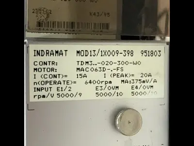 USED INDRAMAT TDM3.2-020-300-W0