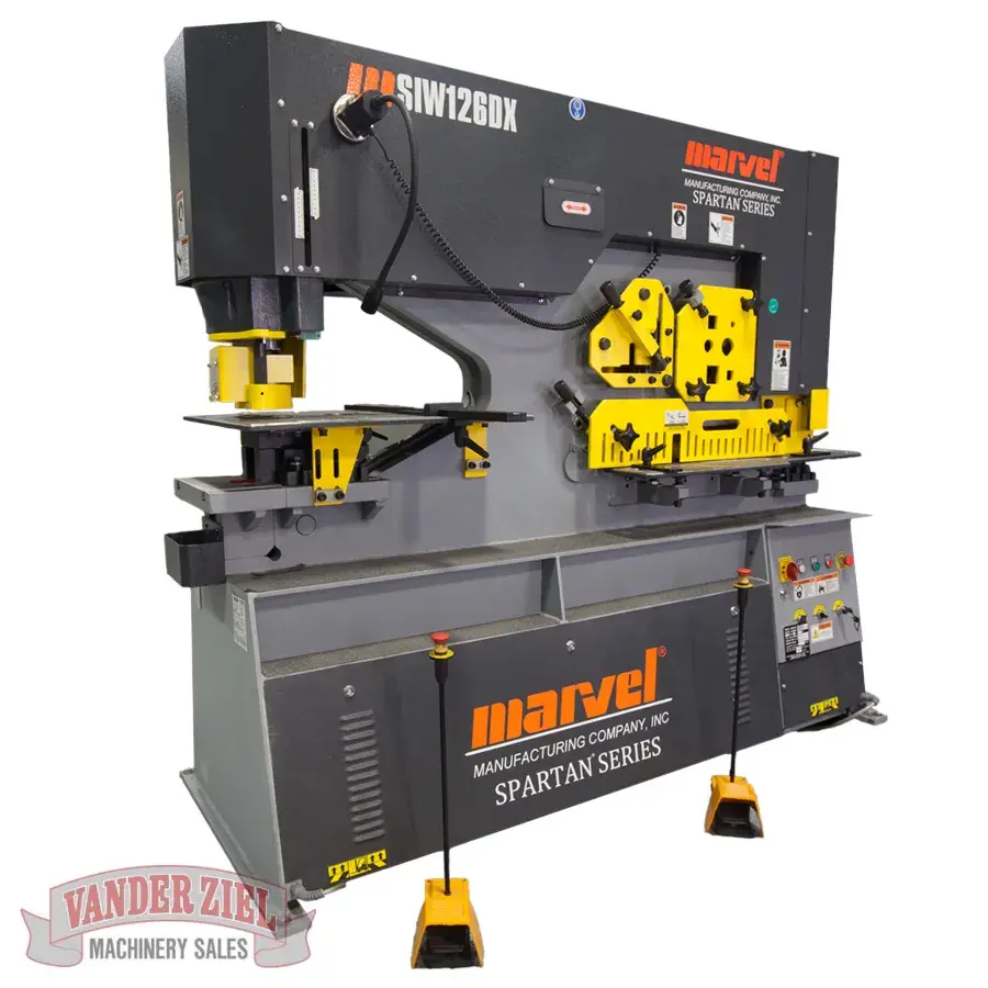 New | in-Stock MARVEL MANUFACTURING MSIW126DX Ironworkers Michigan US | Vander Ziel Machinery Sales #482309