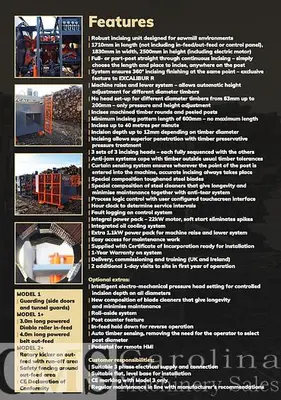 USED EXCALIBUR TIMBER INCISING MACHINE