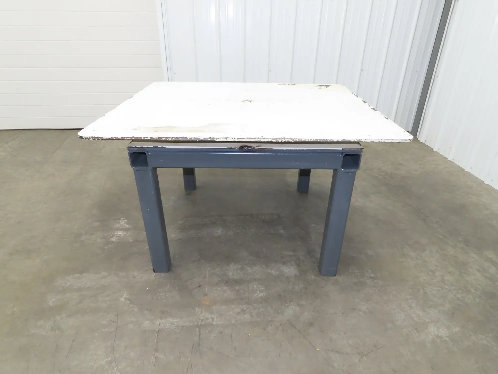 1/2" Steel Top Fabrication Welding Turn Table Work Bench 48"x42"x28.5"