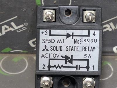 Mitsubishi SF5D-M1 Solid State Relay Module 110VAC 5A Used