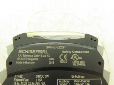 Schmersal SRB-E-322ST Multifunction Safety Monitor Relay 0-30 Sec Drop Out Delay