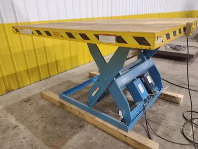 4,000 LBS X 72" X 72" LIFT PRODUCTS MODEL #LPT4W-040-36 HYDRAULIC SCISSOR LIFT TABLE: YOBRO #24987