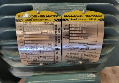 NEW BALDOR 5 HP