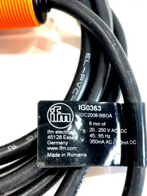 NEW IFM EFECTOR IGC2008-BBOA-IG0363 INDUCTIVE SENSOR IGC2008BBOA IG0363