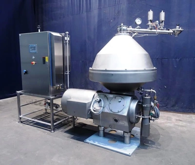 Alfa-Laval BBRPX 618 HGV-14-50 hermetic bactofuge, 316SS.