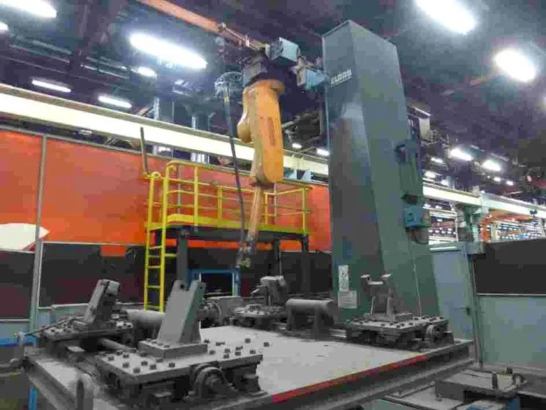 USED CLOOS ROMAT 360 32TM HIGH DIMENSION AUTO WELDING