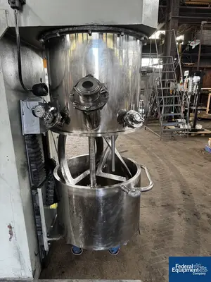 USED Guangzhou Hongyun Machinery 100 Liter Guangzhou Hongyun Machinery Double Planetary Mixer, Model HY-DLH100L, S/S