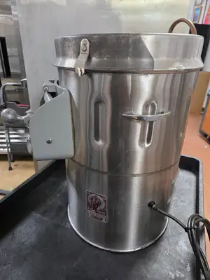 Used Univex Used Univex Model G Potato Vegetable Peeler Electric Stainless Steel with Timer - SC Food Peelers Illinois US | Falcon Restaurant Supply #1373511