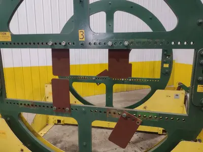 11,600 LBS RIMCO MODEL #R5-2450 ROTATOR POWERED I-BEAM ROLLOVER / ROTATOR MACHINE: STOCK #23597
