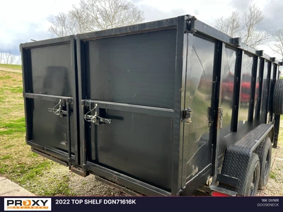 Used 2022 TOP SHELF DGN71616K Dump Trailers Louisiana US | Proxy Equipment #1377911