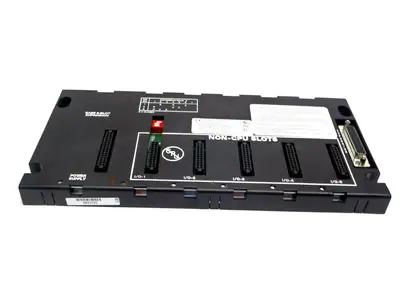 USED GE FANUC 5 SLOT EXPANSION MODULE PLC BASE EMI ENHANCED