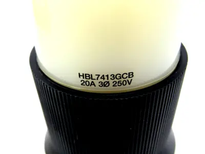 NEW HUBBELL HBL7413GCB LOCKING CONNECTOR BODY