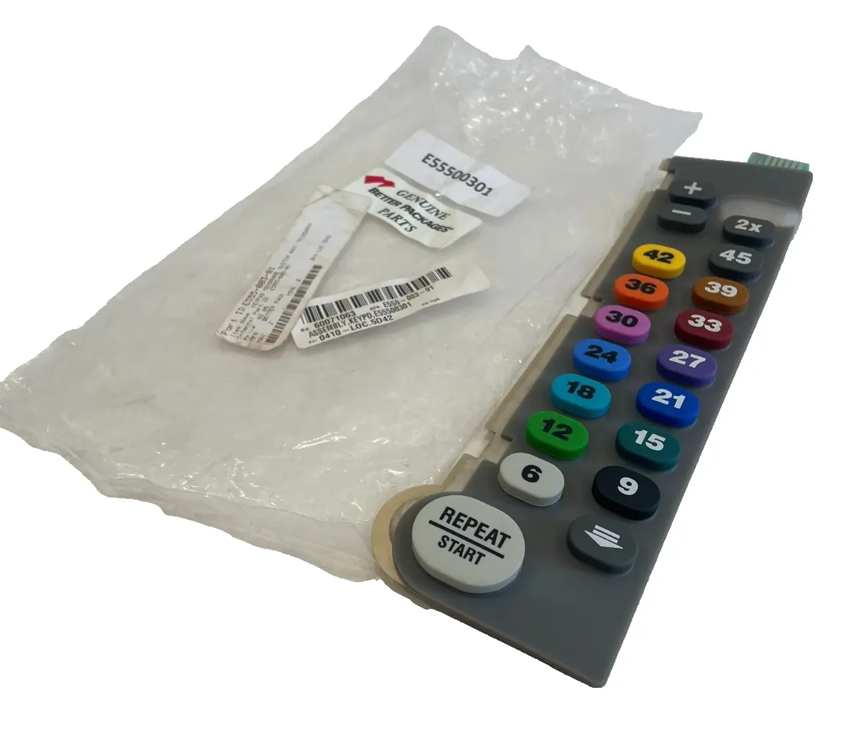 NEW BETTER PACKAGES E55500301 KEPAD MEMBRANE