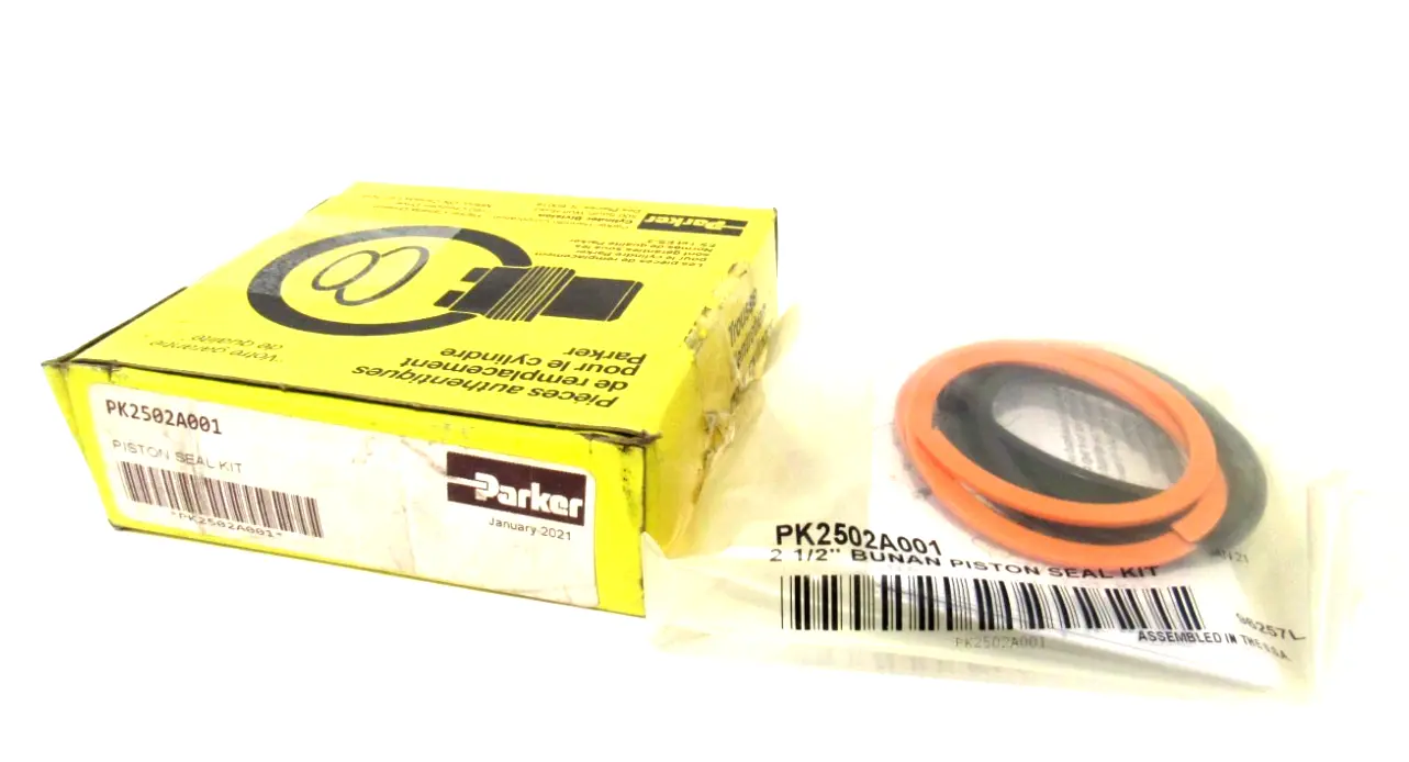 NEW PARKER PK2502A001 PISTON SEAL KIT 2-1/2"