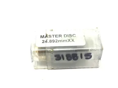 USED MAHR STEEL XX MASTER DISC 24.892MM