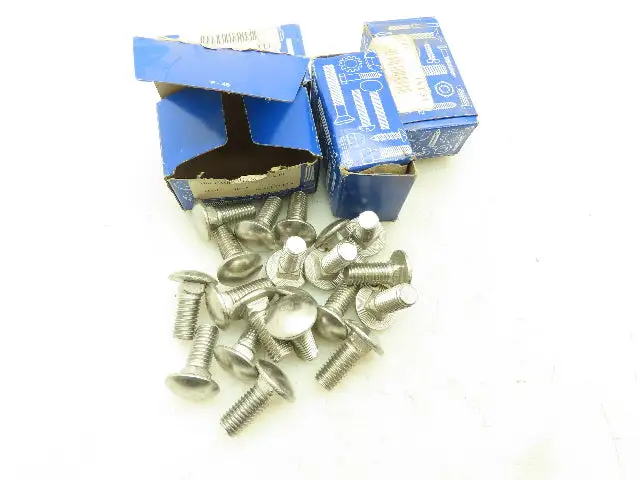 1/2"-13 Stainless Steel Carriage Bolt 18-8 1 1/4 in L NL-19(SM) Lot of 40