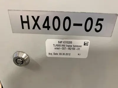 Used 2012 HYUNDIA MODEL HX400 400KG X 2573MM H REACH WITH HI5-N80U CONTROLLER _UNKNOWN_ Robots | Harbor Machinery Inc. #1283290