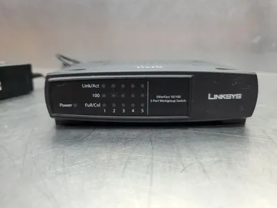 LINKSYS CISCO EZXS55W Ver 4.2 10/100 5-Port Workgroup Switch. 3D-4