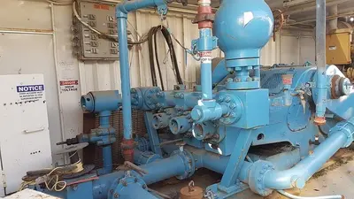 USED EMSCO F-650 TRIPLEX MUD PUMP