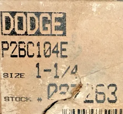 NEW DODGE P2BC104E