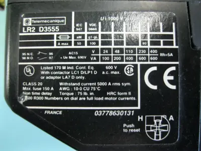 USED Telemecanique LC1 D5011