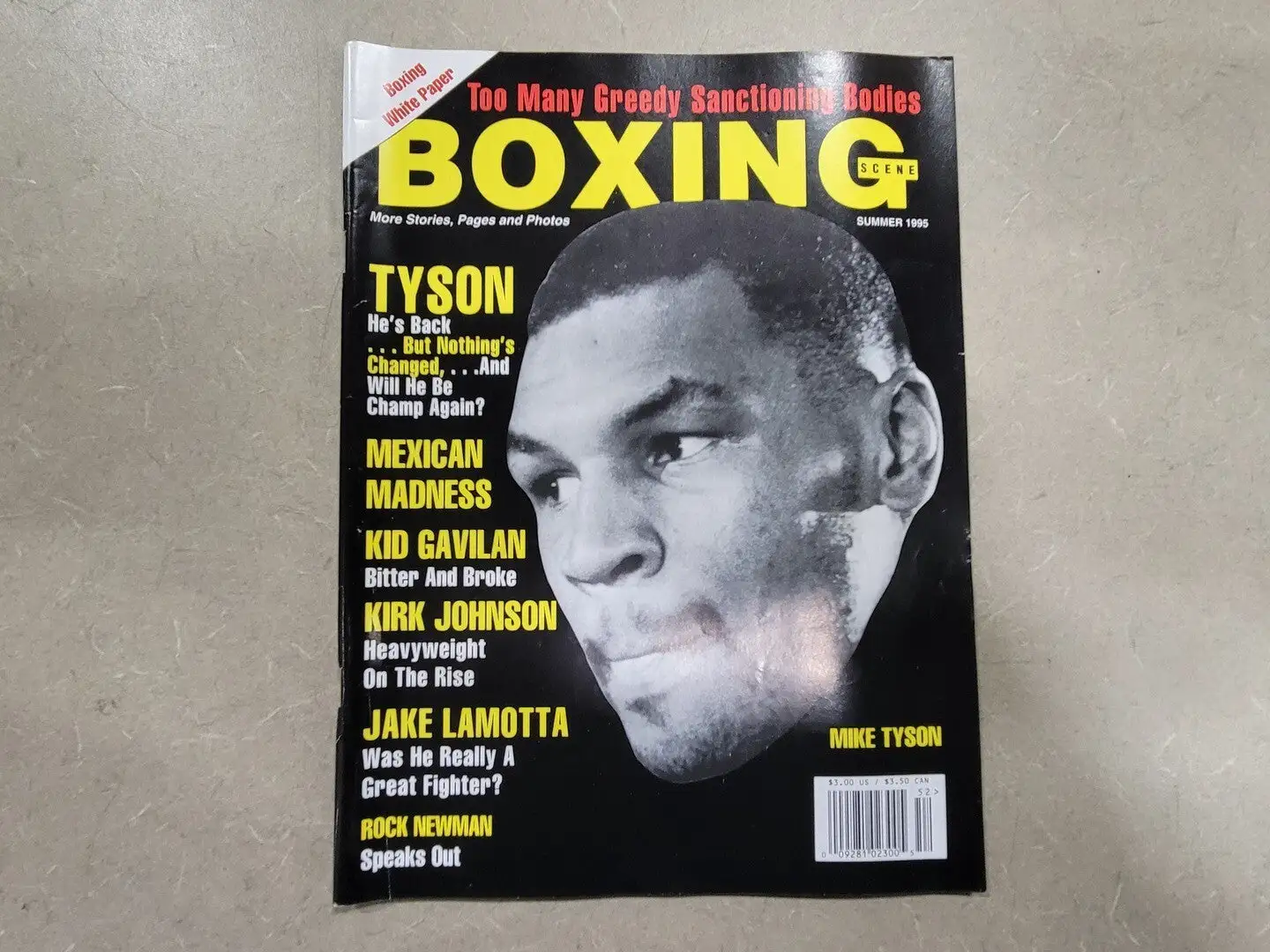 USED BOXING SCENE SUMMER 1995