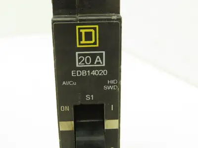 Square D EDB14020 Bolt-On Circuit Breaker 20A 277V 1P 1PH EDB 20 AMP Lot of 8