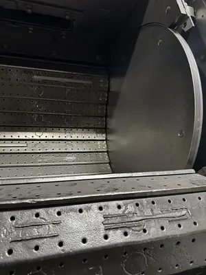 USED WHEELABRATOR 14 SUPER II TUMBLE BLAST FINISHING MACHINE