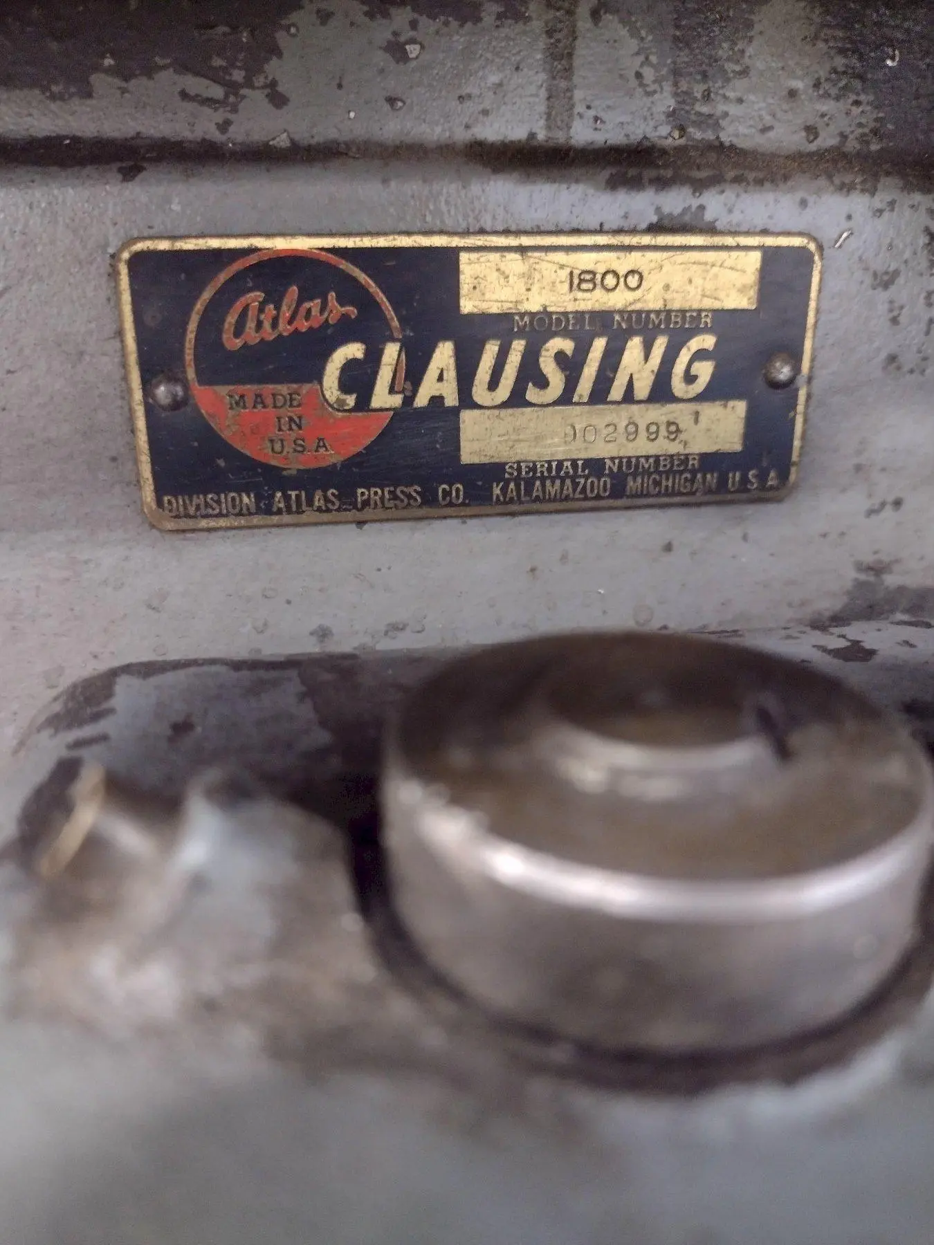 USED CLAUSING 1800