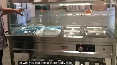 Hot food display - 3 sizes available