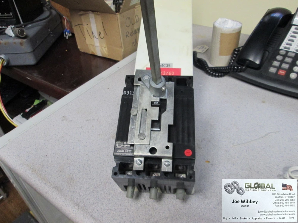 GE TED134060 Circuit Breaker 480VAC 60AMP 3 Pole