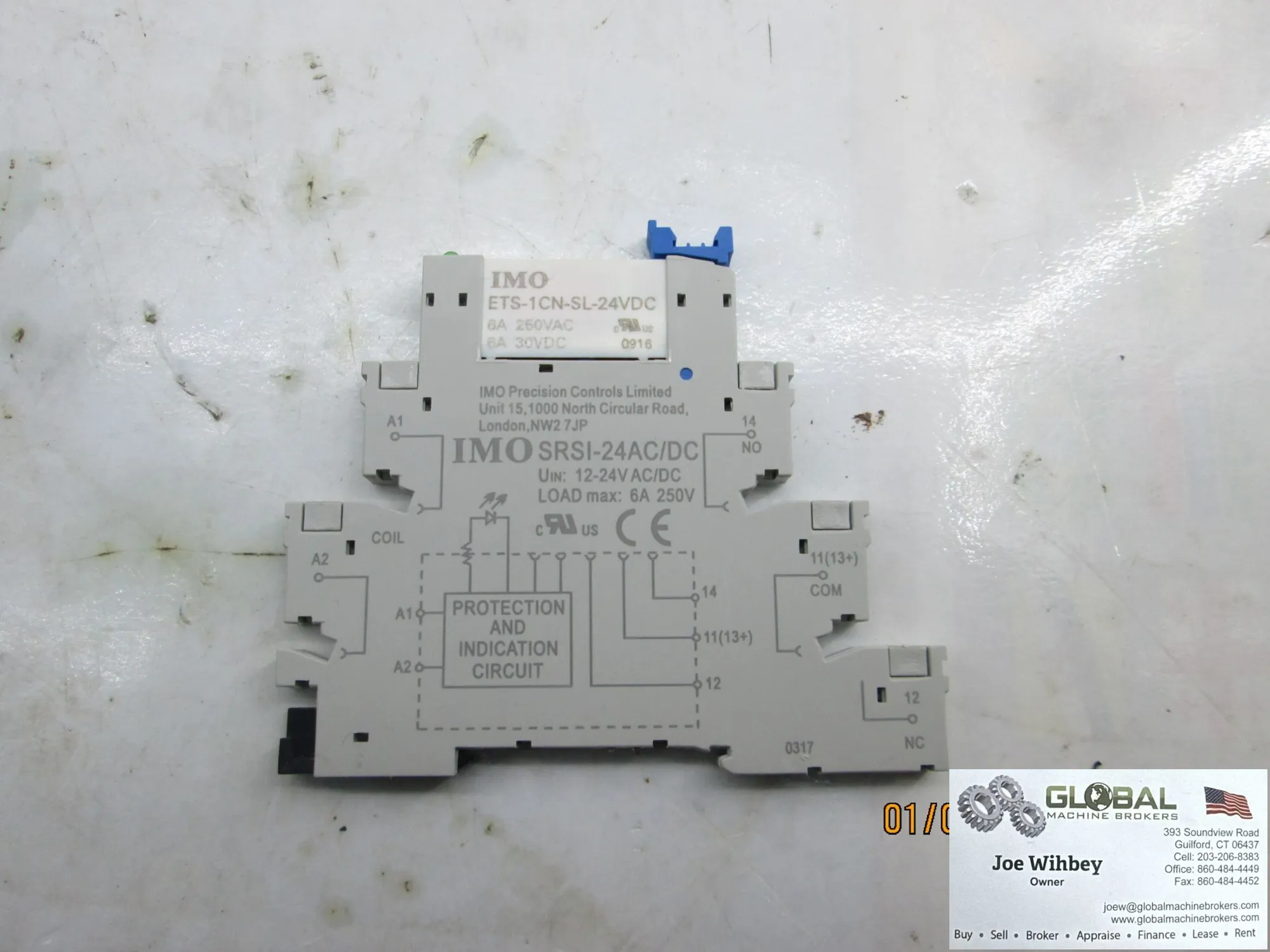 IMO SRSI-24AC/DC Power Relay and Socket Quantity: 6